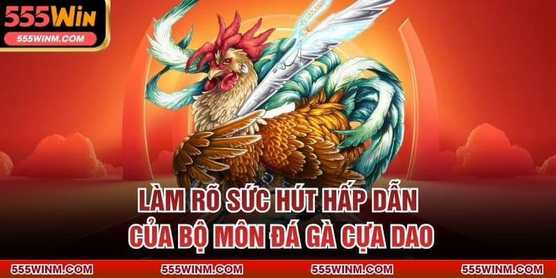 Làm rõ sức hút hấp dẫn của bộ môn đá gà cựa dao