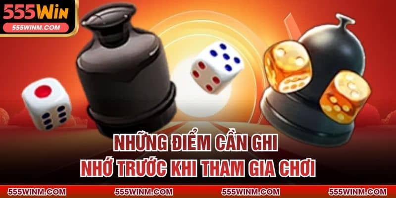 Những điểm cần ghi nhớ trước khi tham gia chơi